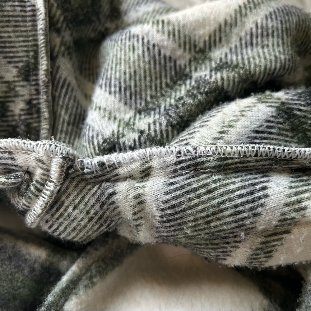 Stradivarius Women’s Green Plaid Shirt Jacket Fleece Shacket | Size L - Picture 13 of 15